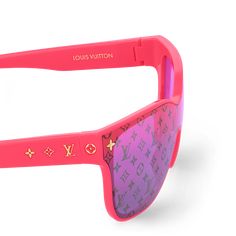 LOUIS VUITTON® - Lv Shadow Square Sunglasses - Pink Luxury Pink Shield Sunglasses With Uva Protection, Lv Sunglasses, Pink Louis Vuitton, Woolen Coat Woman, Festival Chic, Sunglasses Pink, Louis Vuitton Pink, Pink Monogram, High Fashion Outfits