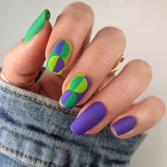 Designs Nails Art, Design Nails Art, Amazing Nail Art Designs, Summer Nail Art Ideas, Latest Nails, Short Nail Manicure, Geometric Nail Art, Nail Art At Home, Modern Nails