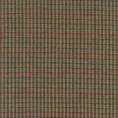 a brown and green checkered fabric