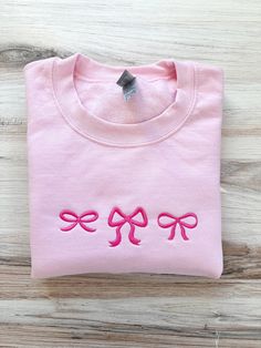 This is a one of a kind embroidered sweatshirt that your gonna absolutely love. This is the perfect gift! HOW TO ORDER Select your sweatshirt size from the first dropdown menu. If you would like a custom sweatshirt send me a message! To send a shirt directly to the recipient, please mark "This order is a gift" at checkout and include a gift message. SHIPPING  Your sweatshirt will ship within 4-7 business days. All shipments include a tracking number via USPS. All the shipping information will be Crew Neck Tops With Machine Embroidery For Gifts, Cute Embroidered Sweatshirt Gift, Pink Long Sleeve Sweatshirt With Machine Embroidery, Casual Pink Sweatshirt With Machine Embroidery, Pink Long Sleeve Sweatshirt With Embroidery, Pink Cotton Sweatshirt With Machine Embroidery, Pink Crew Neck Sweatshirt With Machine Embroidery, Long Sleeve Sweatshirt With Machine Embroidery As Gift, Cute Crew Neck Embroidered Sweatshirt