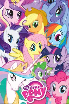 the poster for my little pony movie