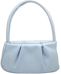 Trendy Blue Faux Leather Bag, Blue Faux Leather Shoulder Bag, Blue Faux Leather Bag For Daily Use, Blue Faux Leather Bags For Daily Use, Blue Faux Leather Shoulder Bag For Everyday Use, Chic Light Blue Shoulder Bag, Blue Rectangular Faux Leather Bag, Chic Light Blue Leather Shoulder Bag, Trendy Blue Bags For Day Out