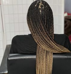 Knotless Box Braids 1b/27, 1b And 27 Box Braids, Braids Hairstyles Box Braids, Brown Box Braids, Black And Blonde Ombre, Ombre Box Braids, Hairstyles Box Braids, Small Box Braids, Ombre Braid