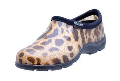 Sloggers Rain & Garden Boots and shoes are made in the USA using the highest quality recyclable materials. All our footwear includes our renowned Leopard Print Accessories, Garden Boots, Garden Shoes, Garden Clogs, Rain Shoes, Gardening Outfit, Animal Print Fashion, Waterproof Shoes, Shoe Print