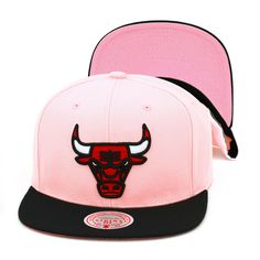 - We take Packaging seriously. Please buy with Confidence. Mitchell & Ness Chicago Bulls Snapback - Brand New - 100% Authentic - Super Fast Shipping Features - Licensed Product - Hardwood Classics (Throwback) - Light (Pastel) Pink/Black - Pink Bottom - Snap Closure Notice - If you happen to be unsatisfied with your purchase for any reason, please contact us before leaving us a negative feedback, as we will try our best to resolve your issue and prevent further mistakes. Thank You For Your Busine Chicago Bulls Snapback Hat, Light Pastel Pink, Pink Bottom, New Era Cap, New York Knicks, Shop Fans, Mitchell & Ness, Chicago Bulls, Hat Cap