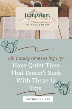 Do you suck at reading your Bible and having quiet time with God? You're not alone! Most Christians that I've talked to have struggled to have good quiet time/Bible Study time at some point. Read this blog or listen to the podcast (linked in the blog) to learn how to have a quiet time that doesn't suck! Including Bible quotes, bible journal tips, bible study hacks, and faith based growth tips.