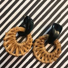 Brand New, Never Worn Colors May Vary, According To Them Being Handmade And Of Natural Bamboo Trendy Brown Vacation Jewelry, Trendy Brown Earrings For Beach, Casual Handmade Beige Earrings, Earrings Handmade, Post Earrings, Handmade Jewelry, Jewelry Earrings, Women Jewelry, Brand New