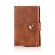 Modern Brown Wallets With Rfid Blocking, Modern Brown Trifold Wallet With Rfid Blocking, Luxury Brown Trifold Wallet For Daily Use, Luxury Soft Leather Brown Wallets, Luxury Brown Soft Leather Wallet, Elegant Brown Trifold Wallet With Rfid Blocking, Front Pocket Wallet, Wallet For Men, Gift Box Packaging