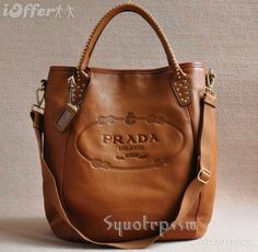 Prada Tote Bag, Bag Prada, Real Leather Handbags, Shoulder Bag Brown, Kelly Bag, Prada Handbags, Boot Bag, Handbag Shoes