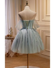 Get 10% off now! Buy fairytale dusty ruffled tulle short homecoming dress with beaded lace at cheap price online. Free stable shipping and pro custom service since 2009. Prom Dress Green, Formal Dresses Graduation, Tulle Party Dress, Green Homecoming Dresses, Cute Homecoming Dresses, Green Tulle, Tulle Homecoming Dress, Beaded Tulle, Graduation Dresses