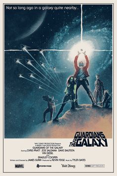 a movie poster for the film guardianss of the galaxy