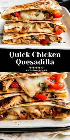 A fast, family-friendly chicken quesadilla recipe that’s full of melty cheese and savory spices. Great for weeknight meals or lazy weekends. Greek Yogurt Sauce, Ms Recipes, Chicken Quesadilla Recipe, Quesadilla Recipe, Quesadilla Recipes, Chicken Quesadillas, Bread Appetizers, Quick Chicken, Melty Cheese