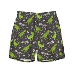 These swim trunks have everything you need for a hot summer day--they're quick-drying and breathable, have multiple pockets for your belongings, and feature a silky, anti-chafe inner liner. Get yours now! * Fabric composition: (may vary by 5%) 91% recycled polyester, 9% spandex * Liner composition: 92% polyester, 8% spandex * Fabric weight (may vary by 5 5.13 oz/yd² (174 g/m²) * Four-way stretch water-repellent microfiber fabric * Anti-chafe mesh inner liner * Elastic waistband with drawcord * M Casual Short Bottoms For Summer Adventures, Green Swim Trunks With Elastic Waistband For Vacation, Green Stretch Swim Trunks For Outdoor, Green Swimwear For Outdoor Beach Season, Green Swimwear For Beach Season, Summer Beach Athletic Shorts In Green, Green Summer Sports Boxer Briefs, Stretch Green Swim Trunks For Vacation, Green Stretch Swim Trunks For Vacation