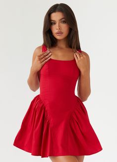 Sassy Soiree Corset Mini Dress - Red Red Short Dress Formal, Red Short Dress, Rush Outfits, Corset Mini Dress, Long Sleeve Knit Dress, Beige Dresses, Dressy Tops, Red Mini Dress, Guest Outfit