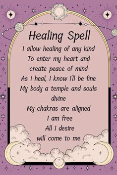 Health Spell Chant, Health Spells Witchcraft, Health Spells Wicca, Happiness Spells Witchcraft, Wicca Healing Spell, Witchcraft Health Spells, Spells For Self Healing, Witchy Spells For Beginners, Health Spells Magic