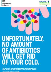 Antibiotics blue poster Antimicrobial Resistance, Medical Posters, Awareness Poster, Infection Control, Dont You Know, Disease Prevention, Cheer You Up, Pharmacist, Health Science