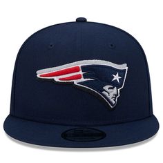 Cheer for the newest members of your favorite team with this New England Patriots 9FIFTY Snapback Hat from the New Era 2024 NFL Draft collection. This 2024 NFL Draft hat features your squad's embroidered logo with a drop shadow on the front crown and a team-specific regional patch embroidered on the right wear side. The look is completed by an embroidered team-color NFL logo on the center rear of the cap, ensuring no one questions your allegiance to the New England Patriots. Nfl Logo, Nfl Draft, New England Patriots, Snapback Hats, Team Colors, Favorite Team, New Era, A Team, New England