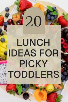 Explore 20 fun and easy toddler lunch ideas featuring colorful and healthy meals that are perfect for little hands. This pin showcases nutritious meals that will please picky eaters.