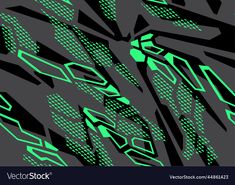 an abstract green and black background