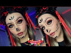 MAQUILLAJE DE CATRINA FÁCIL PASO A PASO | Día de Muertos 2023 - YouTube Makeup Dia, Halloween Costumes Scarecrow, Halloween Coustumes, Halloween Makeup Pretty, Día De Muertos, Scarecrow, Dia De Muertos, Day Of The Dead, Simple Makeup