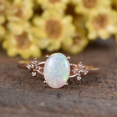 Engagement,Engagement Ring,Wedding Ring,Wedding,Ring For Her,Gift For Her,Birthday Ring,Promise Ring,Gift For Love,Ring For Wife,Opalite Ring Gold Opal Jewelry, Fire Opal Engagement Ring, Opal Ring Vintage, Ring Inspo, Ring Rosegold, Art Deco Wedding Band, Opal Engagement Ring, Opal Wedding Rings, Promise Ring Gift