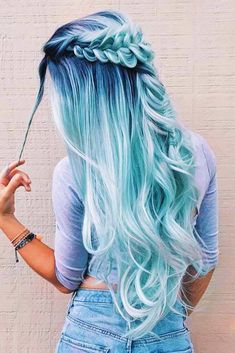 Cute Hair Colors, Tumblr Hair, Beautiful Hair Color, Pretty Hair Color, Ombre Hair Color, Hair Dye Colors, Hair Inspiration Color, Braids For Long Hair