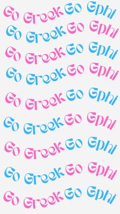 some type of stickers with different font and numbers on them in blue, pink, and purple