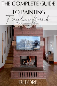 the complete guide to painting fireplace brick