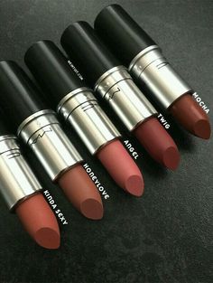 Lipstick Colors Mac, Mac Lipstick Colors, Best Mac Lipstick, Best Lipstick Color, Mac Lipsticks, Lipstick Mac, Lipstick Kit