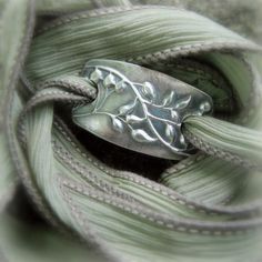 Budding Vine Yoga Jewelry Silver & Silk Wrap by SilvanArts on Etsy, $49.00 Nature-inspired Wedding Bracelet Jewelry, Nature-inspired Wedding Bracelet, Rat Earrings, Wooden Jewelery, Ceramic Pendants, Silk Wrap Bracelets, Silver Silk, Londonderry, Ribbon Wrap