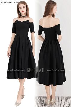 Special Black Chic Off Shouler Party Dress Tea Length Aline Ref#BLS97022 at GemGrace. #HomecomingDresses Shop now to get $10 off. Pro custom-made service for wedding dress, formal dress. View Homecoming Dresses,Short Homecoming Dresses,Black Homecoming Dresses,Simple Homecoming Dresses,Semi Formal Dresses for more ideas. Click to shop now! #BuyableHomecomingDresses Party Fit And Flare A-line Tea Length Dress, Black A-line Midi Dress With Fitted Bodice, Pleated A-line Evening Dress For Party, A-line Tea Length Dress With Fitted Bodice For Party, Fit And Flare A-line Tea Length Dress For Cocktail, Cocktail Tea Length A-line Dress With Fitted Bodice, Cocktail A-line Tea Length Dress With Fitted Bodice, Black A-line Tea Length Evening Dress, Black Tea-length Dress With Fitted Bodice