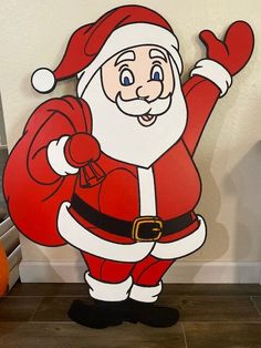 Christmas Yard Art Wooden Patterns, Plywood Christmas Yard Decorations, Santa Stop Here Sign, Christmas Boards, Santa Is Coming, House Lights, Santa Claus Images, Outside Christmas Decorations, Christmas Cutouts