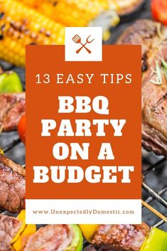 bbq party on a budget