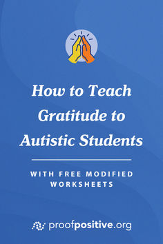 This free Unit Study Bundle comes with teaching slides, worksheets, teacher's guide and answer key, IEP recommendations, and behavioral intervention plan recommendations to teach gratitude to your autistic and special education students. Teaching Slides, Unit Study, Teacher Guides, Study Unit, Slides