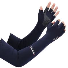 Constructed from polyester, these arm sleeves are designed for people above the age of 13 and originate from mainland China. They are specifically made in the Guangdong province and suit both men and women. The anti-slip design ensures a secure fit, and the length of 37-43cm makes them suitable for a variety of outdoor Finger Cuff, Ice Cool, Ice Cooler, Cool Sleeves, Sports Gloves, Arm Sleeves, Knee Pads, Arm Sleeve, Sport Bikes