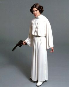 Leia White Dress, Star Wars Princess Leia Costume, Princess Leia Costume Diy, Princess Leia Tattoo, Satine Moulin Rouge, Princess Leia Hair, Princess Leia Costume, Carrie Fisher Princess Leia, Leia Costume