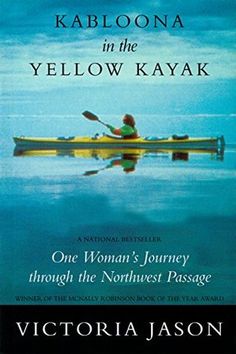 a person in a kayak with the words kaloona in the yellow kayak