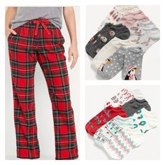 Tarten Plaid Drawstring Waist Side Pockets Pull-On Style Soft Flannel 100% Cotton Sits Just Below Waist Straight Thigh And Leg Hits Below Ankle One Pair Of Holiday Socks Free With Every Item Purchased Let Me Know Your Style Preference In The Comments I Will Do My Best To Fulfill Your Preference All Free Gifts Subject To Availability Christmas Cotton Pants, Cozy Bottoms For Christmas Pajama Party, Christmas Cotton Loungewear Bottoms, Cozy Christmas Bottoms For Pajama Party, Cozy Christmas Loungewear Bottoms, Cozy Christmas Pajama Party Bottoms, Cozy Red Bottoms For Pajama Party, Christmas Loungewear Long Pants, Winter Holiday Cotton Bottoms