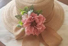 Wedding Straws, Hat Tea Party, Hat Wedding, Church Hat, Tea Party Hats, Floral Hat, Church Hats, Wedding Hats, Party Hat