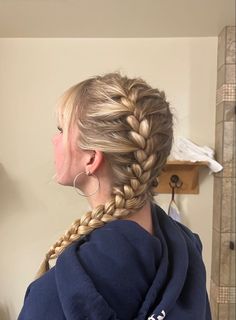 hair blondhair blondehairstyles braidedhair braids hairstyles frenchbraids braiding Hairstyle Examples, French Braid Hairstyles, Hair Stylist Life, Easy Hairstyles For Long Hair, Braids Hairstyles, Aesthetic Hair, Hairstyles Haircuts