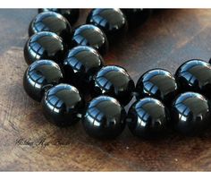 Black Agate Beads, 10mm Round Beads For Sale, Beading Crafts, Beads Charms, Jewelry Making Tools, Black Agate, Deep Black, Agate Beads, Golden Age, Black Beads