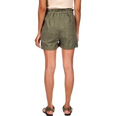 The Sanctuary Women's Wanderer Pull Up Shorts are your ultimate outdoor companion. Designed for the adventurous woman, these shorts offer a relaxed fit with a high-rise waist, ensuring comfort and freedom of movement. Crafted from lightweight, durable fabric, they're perfect for hiking, picnics or beach trips. The pull-up style allows for quick changes, while the stylish design transitions seamlessly from trail to town. With Sanctuary's Wanderer Shorts, experience the outdoors with comfort, Solid Color Summer Cargo Shorts For Outdoor, Khaki Shorts For Outdoor Summer Activities, Khaki Outdoor Shorts For Summer, Cargo Style Shorts For Outdoor Activities In Spring, Summer Bottoms With Elastic Waistband For Outdoor Activities, Spring Cargo Style Shorts For Outdoor Activities, Casual Bottoms For Summer Outdoor Activities, Casual Summer Bottoms For Outdoor Activities, High Waist Casual Cargo Style Shorts