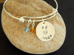 Personalized Sports Bracelet Sports Mom by AJewelryJunction Etsy Jewelry, Alex And Ani Charm Bracelet, Charm Necklace, Jewelry Necklaces