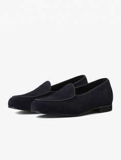 Blue Suede Loafers, S Korea, Suede Loafers, Suede Material, Penny Loafers, Blue Suede, Natural Leather, Cowhide Leather, Penny