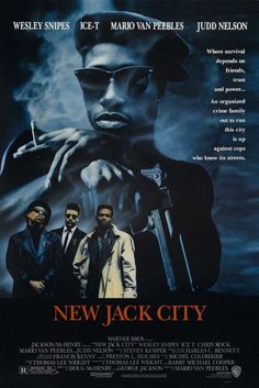 " New Jack City " de mario Van Peebles (1991) New Jack City Movie, Michael Michele, Unique Fridge, African American Movies, Judd Nelson, New Jack City, Don Corleone, Tenacious D