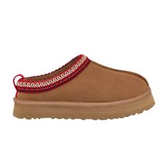 Step into comfort with these Warm Slippers. With a stylish platform design, they feature a luxurious shearling fabric that keeps your feet warm and cozy all season long. The durable rubber outsole provides stability and support, while the low heel height adds a touch of height. Featuring a solid pattern, the faux fur insole adds an extra layer of plush comfort. Easy to wear with slip-on closure, these slippers are perfect for fall, spring, summer, and winter. Experience comfort and style with th Tasmanian Uggs, Ugh Tasman, Uggs Tazz, Tazz Ugg, Tan Uggs, Ugg Tazz Slippers, Tasman Uggs, Tazz Slippers, Cute Uggs