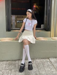 Looks Chic, Inspired Outfits, Korean Outfits, Teen Fashion Outfits, Looks Vintage, Outfits Casuales, Cute Casual Outfits