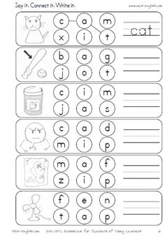 printable worksheet for beginning and ending sounds