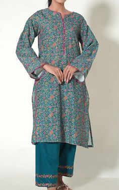 Teal Cottel Suit -  Pakistani Winter Dresses Pakistani Winter Dresses, Suit Pakistani, Winter Suits, Suits For Sale, Winter Dress, Shirt Fabric, Winter Dresses, Winter Collection, Apparel Accessories