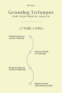 Grounding techniques are a great way to center yourself, lessen anxious thoughts, and bring you back to reality. Anxiety triggers can vary from person to person, but grounding is a powerful tool for anyone struggling with feelings of anxiety. Click for 5 simple grounding techniques you can try the next time you feel tense or anxious! → Five Senses Grounding Technique, Grounding Breathing Technique, How To Stay Grounded, Ways To Ground Yourself, How To Ground Yourself, Grounding Technique Activities, Ground Techniques, Psychology Exercises, Grounding Methods